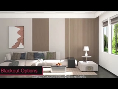 100 Crema solare per semi-oscuranza Tissu zebra persiane per finestre Sfumature Tissu oscuranza