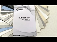 Materiale spesso pesante a prova di fuoco degli schermi girevoli del PVC del tessuto della protezione solare della vetroresina