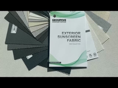 71% PVC 29% Fibra di vetro impermeabile Protezione solare Roller Shade Fabric F1900 Orizzontale